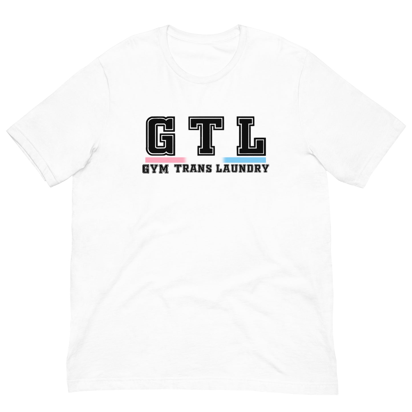 Gym Trans Laundry Tee (Black Text)