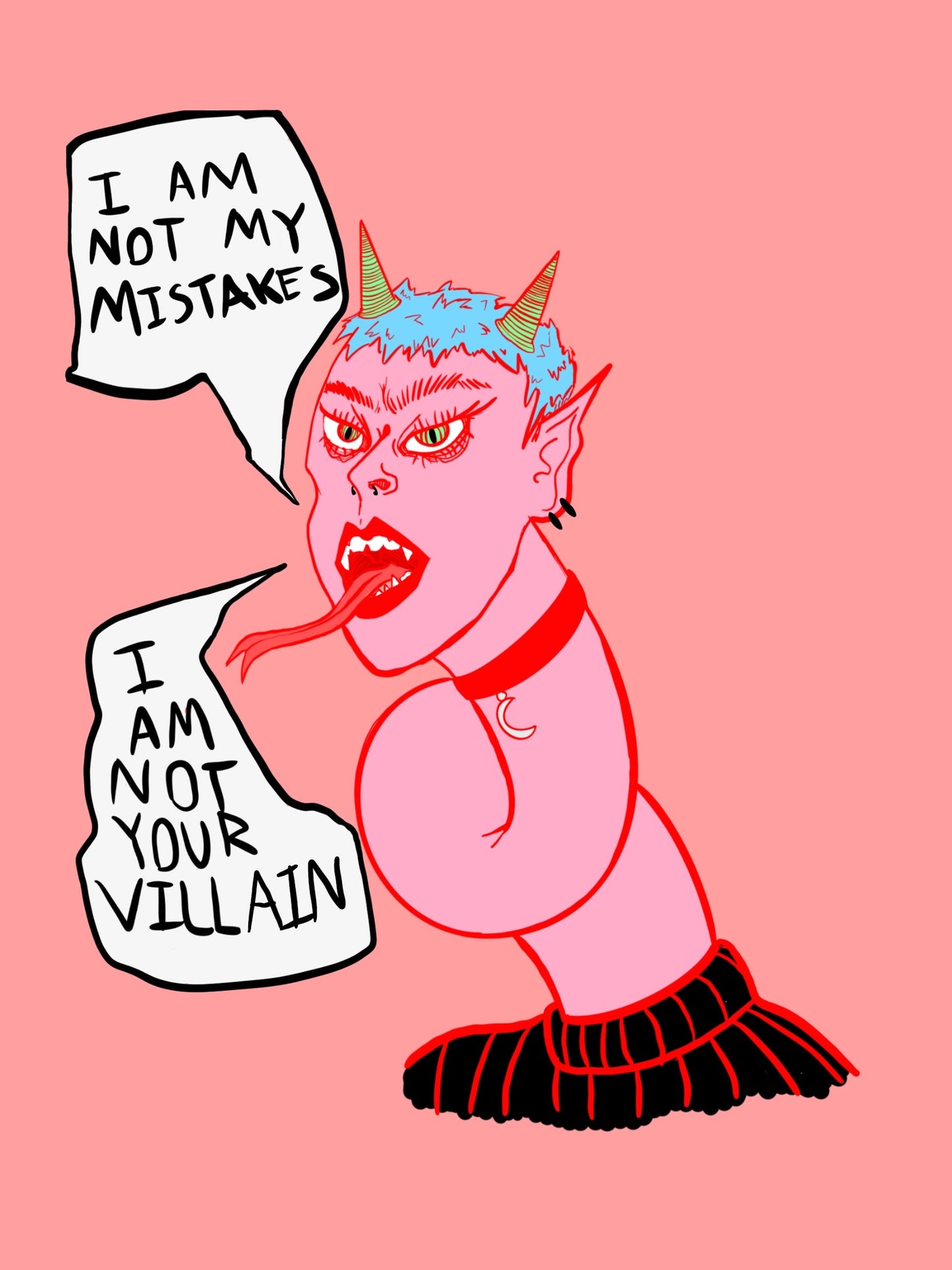 Not Your Villain Print