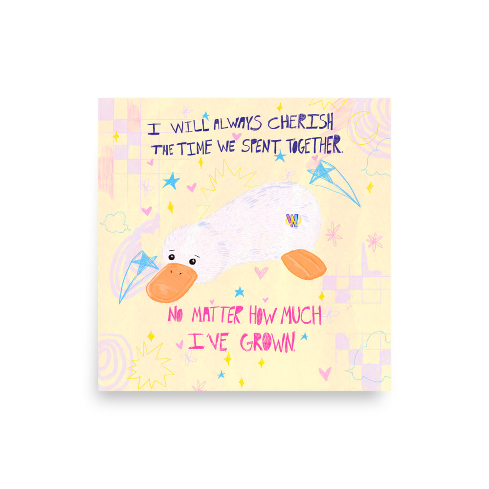 I Will Always Cherish the Time We Spent Together (Googles) Print