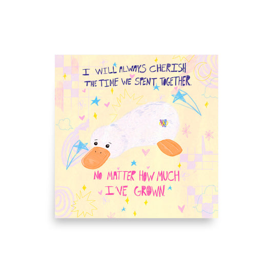 I Will Always Cherish the Time We Spent Together (Googles) Print