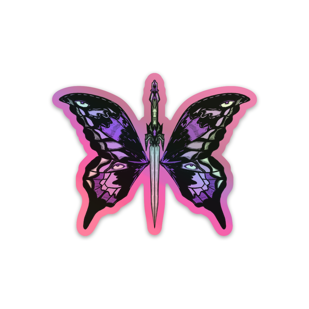 Butterfly Sticker (Holographic)