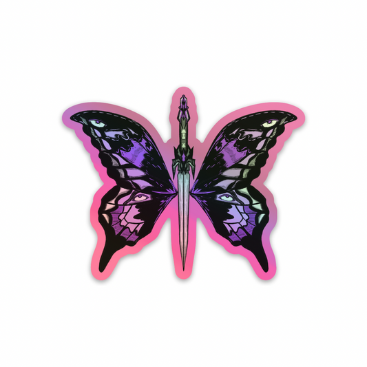 Butterfly Sticker (Holographic)