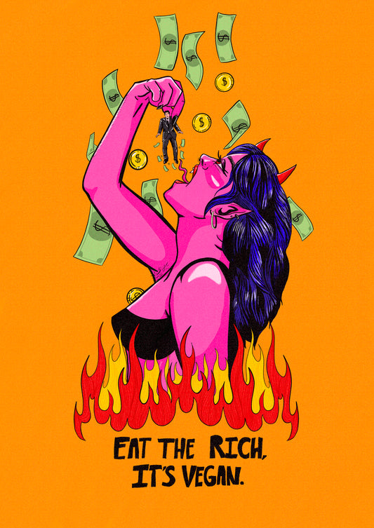 Eat The Rich Print (2022)